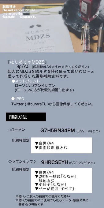 はじめてのMDZS① 