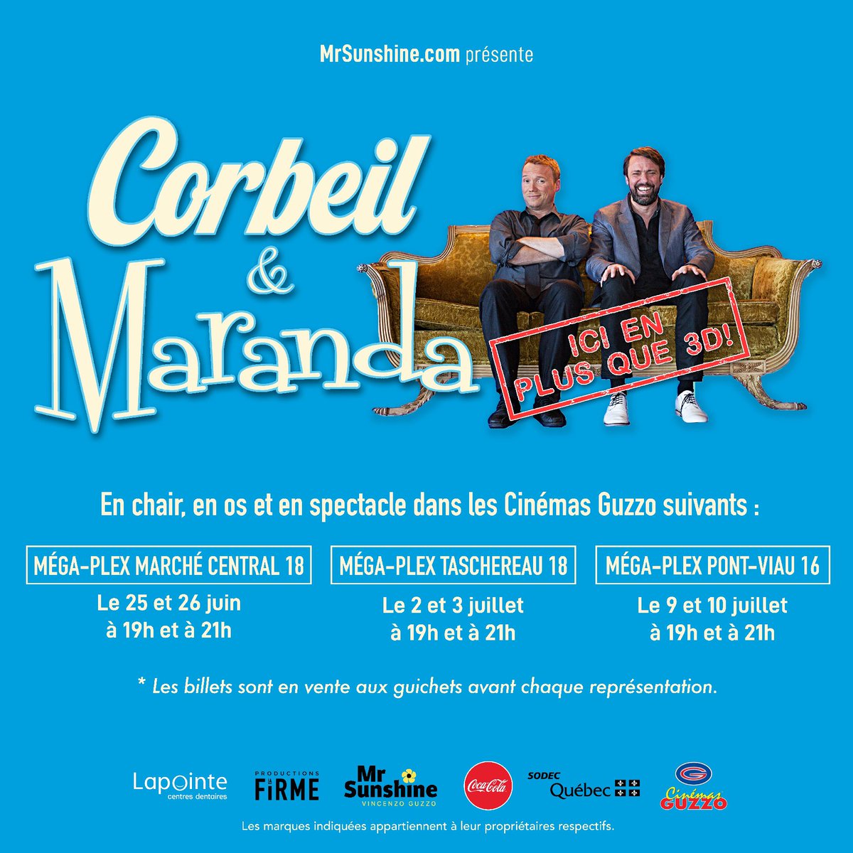 Guzzo_Vincenzo's tweet photo. #CinemasGuzzo #MarcheCentral
#25Juin #26Juin #Live
@cokestudio @DietCoke @CinemasGuzzo @GuzzoStreaming @GuzzoLesFilms @FrancoisMaranda @jeanmariecorbei @lovefood2go @GiuliettaMtl @la_SODEC @francoislegault https://t.co/Ror7iTNwur