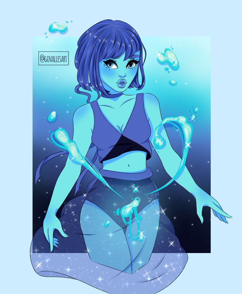 govallesart's tweet photo. Aquí les muestro una colaboración que hice sobre #🌟stevenuniverse🌟 dirigida por #pintoflores.art junto con otros artistas e ilustradores 🥰 me divertí mucho haciendo a Amatista y a Lapislázuli en mi estilo 💜😍 https://t.co/qVnNX4nvf4
