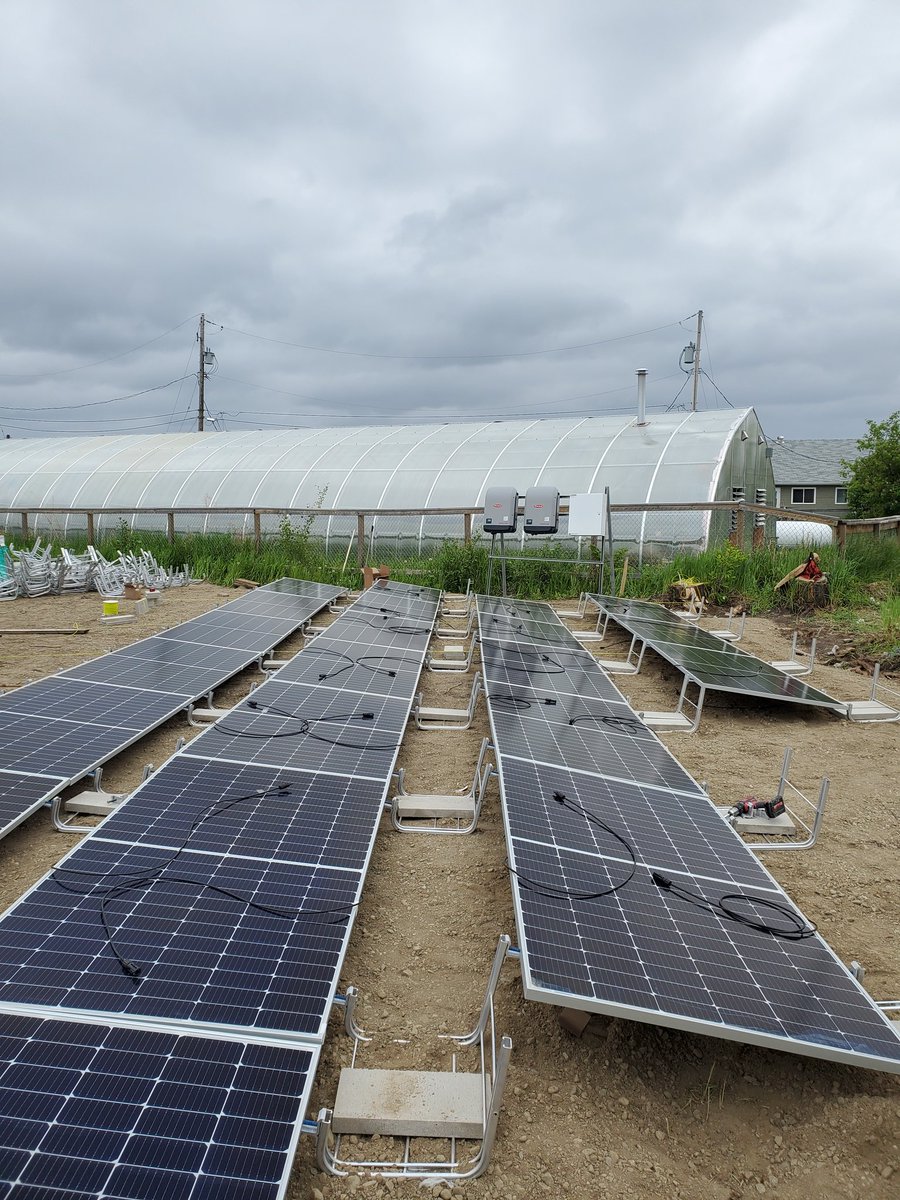 A solar project built -with and for- students. The future is bright at Rossignol High School. 
A #solar #greenhouse.

#poweredbywdusk #education #school #sustainability #metis <a href="/APTNNews/">APTN News</a>  <a href="/themfi_/">MFI/IFM</a>