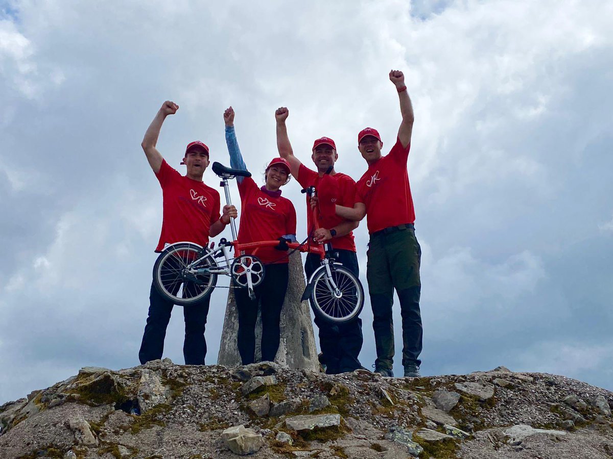 RuthStraussFdn's tweet photo. 3 days (and a little bit), 3 summits, 5 super heroes 🦸‍♀️🦸‍♂️ on @bromptonbicycle 

Cycle the Summits - what can we say..

We are speechless, grateful and in awe of the journey these 5 awesome supporters have undertaken to support our cause.

👇👇 https://t.co/3MdD1MnWUn