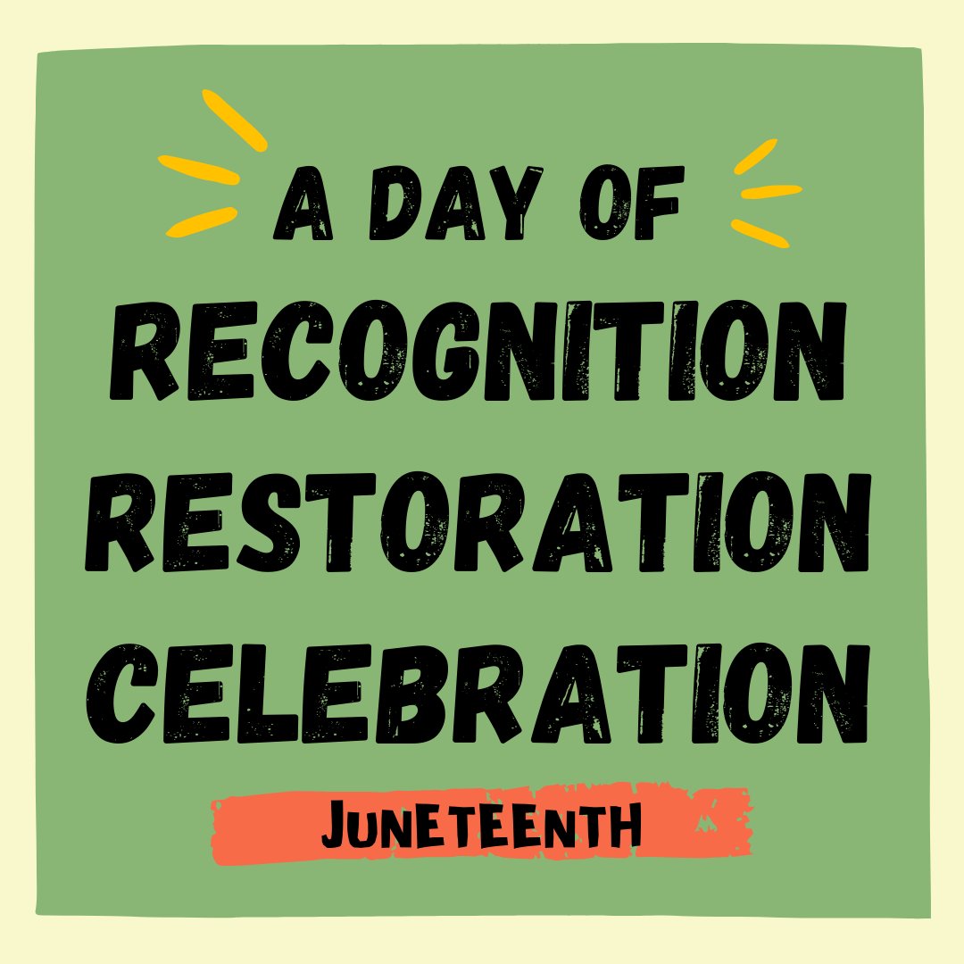 Today is a day of celebration! #juneteenth