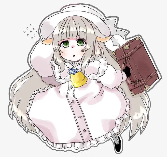 おかえりメリーさん🐑😚✨ #Merry_at #メリーミルク 