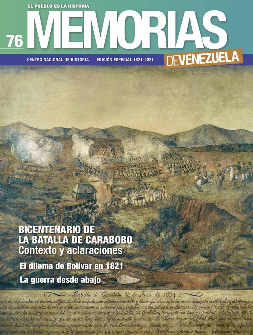 Aquí les comparto una edición especial de la mejor revista que hemos tenido sobre asuntos históricos: “Memorias de Venezuela. Bicentenario de la Batalla de Carabobo, contextos y aclaraciones, el dilema de Bolívar en 1821”. ==> bit.ly/3xwwo1l