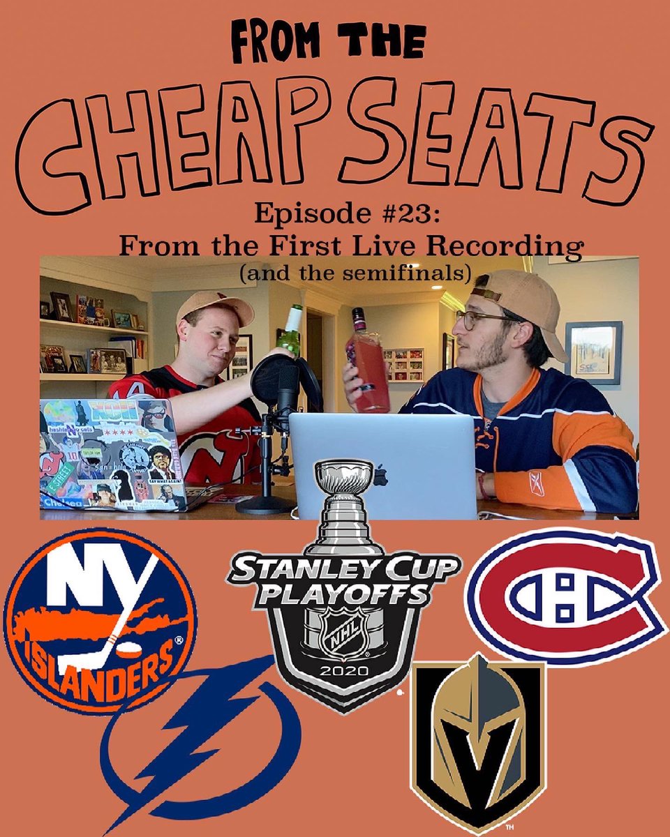 cheap_seatspod's tweet image. Brand new episode is live! Semifinals coverage, Hamilton’s future, and early Conn Smythe favorites. Our first live recording and many beers were had. Enjoy! podcasts.apple.com/us/podcast/fro…