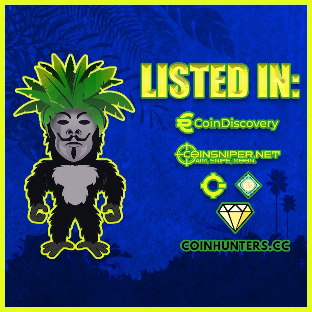AnonymousApesOf's tweet photo. 🔥 We are officially included in! 🔥

@CoinDiscoveryy

We are waiting for you in the community to vote and we can reach the moon together! 🚀

#AA #AnonymousApes #ToTheMoon #Cryptos #BSC https://t.co/if0WHpC8Dz https://t.co/h3DliiytbQ