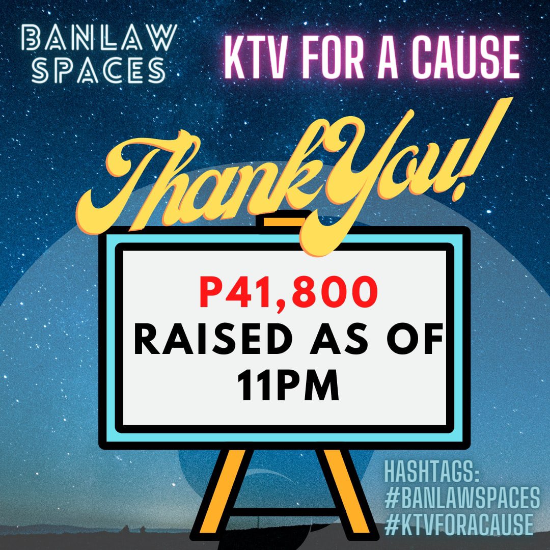 pauloMDtweets's tweet photo. Thank you so much po sa mga may mababait na kalooban who donated for our #KTVForACause Godbless you all. Love from #BanlawSpaces https://t.co/CBwOZbxuNH