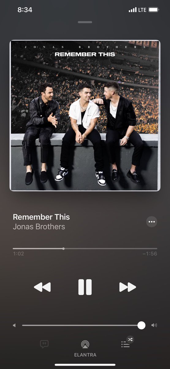 AlyssaJonas01's tweet photo. Can’t wait to hear this live! #RememberThis @jonasbrothers https://t.co/qnZmp2g2MN
