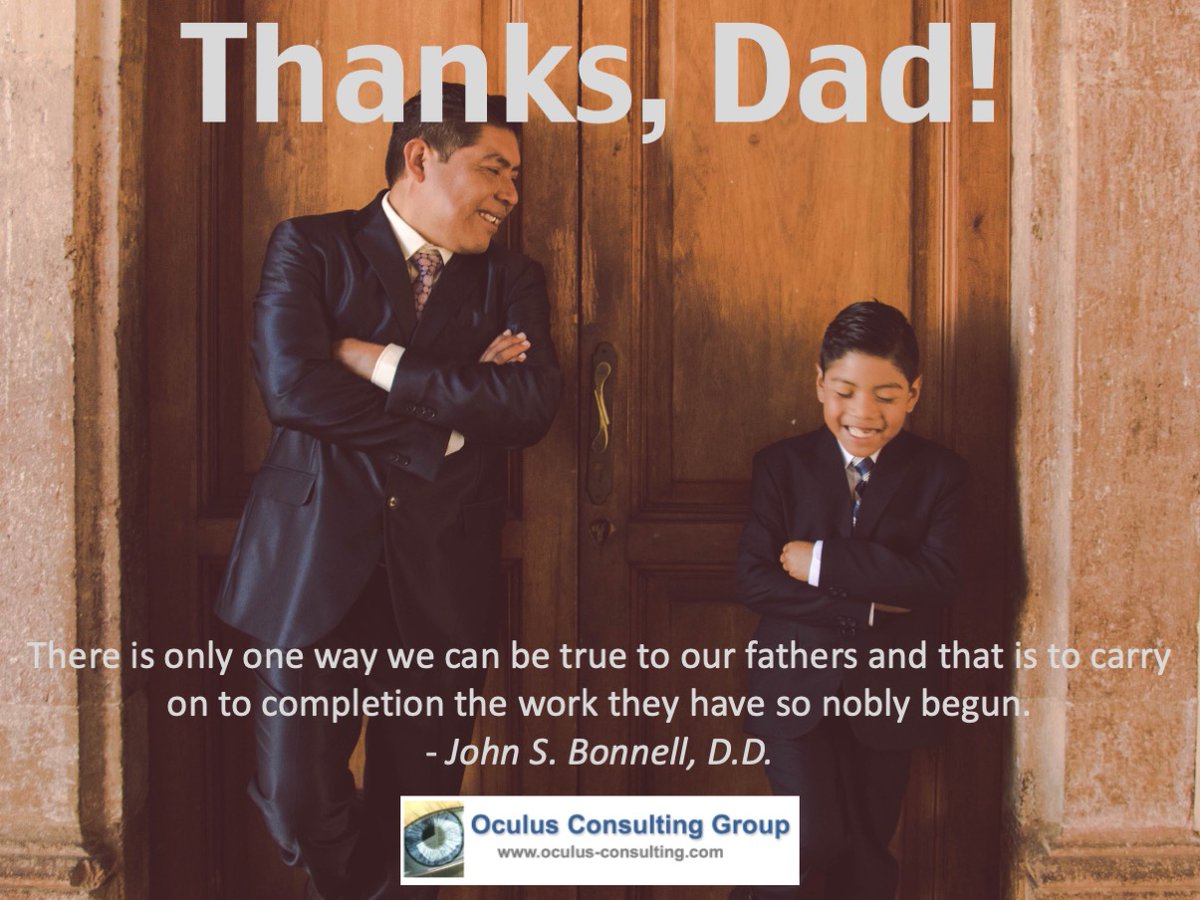 OculusConsults's tweet photo. Thanks to all the Dads who started us off on the right path! Happy Father's Day! #fathersday #fathersdaygifts #dad #happyfathersday #love #father #family #daddy #fathers #diadelpadre #fatherandson #dadlife #fatherhood #papa #dads #fatherdaughter https://t.co/x8PiwbBKQB