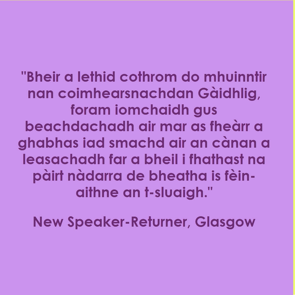 GuthNanSiarach's tweet photo. Today's Vox Pops: Allies support ahead of Tuesday's Parliamentary Debate where for the first time the importance of the UHI Research 'Gaelic Crisis in the Vernacular Community' (2020), and the perilous condition of Vernacular Gaelic Communities will be acknowledged.#gaidhlig https://t.co/W5T8sh7znJ
