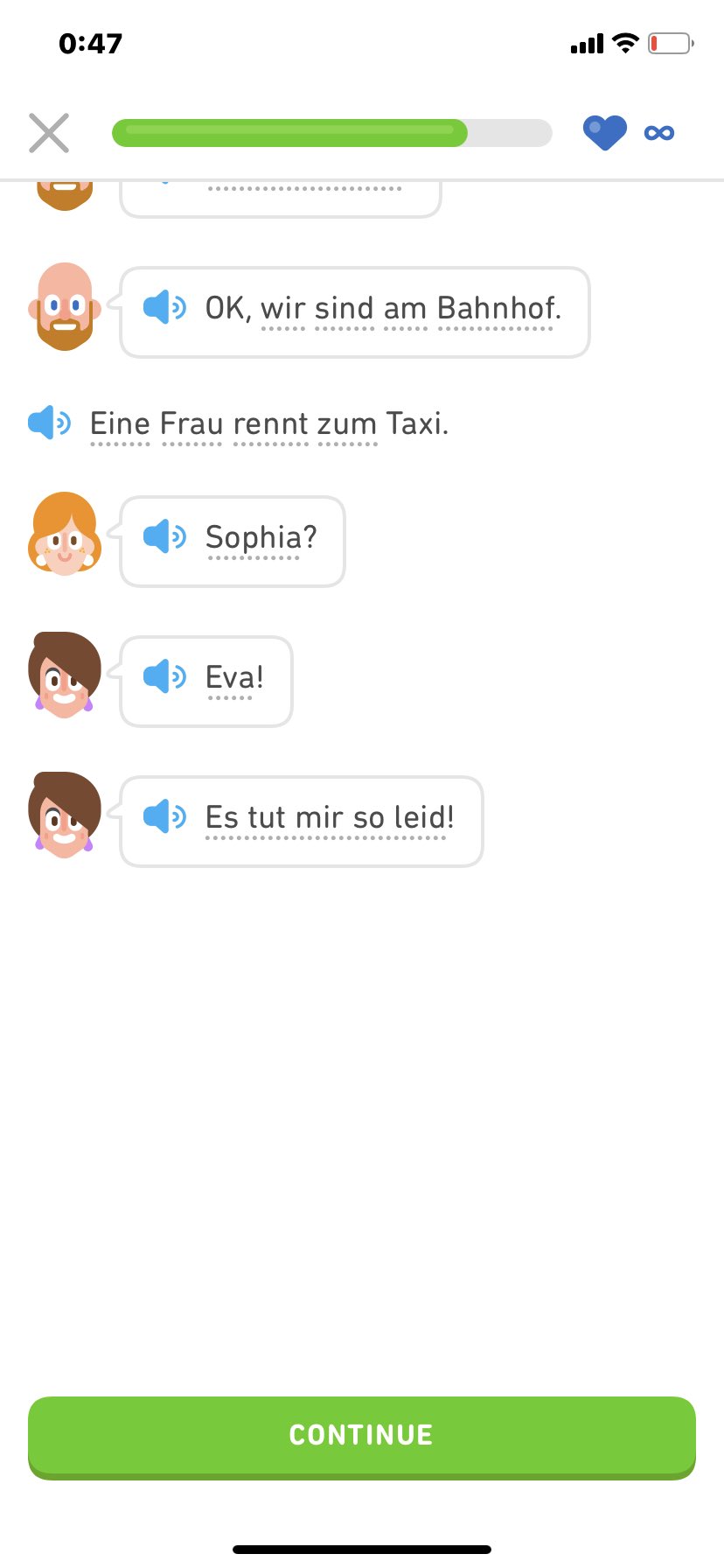 𝙖𝙠𝙞𝙧𝙖𝙩𝙝𝙚𝙝𝙪𝙨𝙩𝙡𝙚𝙧 Duolingoってアプリでドイツ語を勉強してるのですが 今やってる例文が21年仕様で感動的 女性 これからハネムーンなんです 運転手 花婿はどこですか 女性 男ではないんです 相手は女性なんですが これが