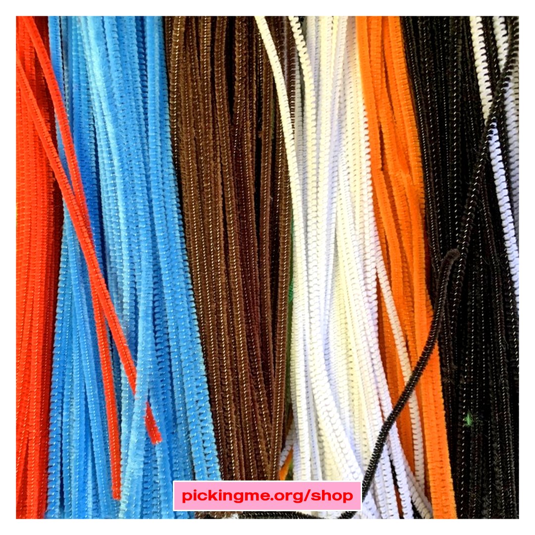 PickingMeFdn's tweet photo. ⭐ Pipe Cleaners ⭐
Just 1 of the over 25 different #SensoryItems & #fidgets included in our Fiddle Pack! Try tying 'em to your steering wheel to fidget with while driving or attach them to your backpack straps! To grab our fidget-filled Fiddle Pack, visit https://t.co/JS343ZjJlq https://t.co/Z2FzYV9JTF