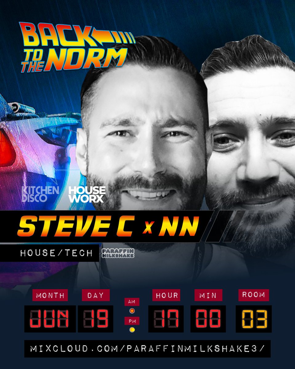 ParaffinMilk's tweet photo. 🚀 We are a go in Room 3. While we wait for the rest of the team to arrive Steve C and NN will be taking you out with a back2back session of whatever they feel like playing! Grab a drink ( they will be ), and watch live over on our Mixcloud channel https://t.co/6b4BsPin3l ⁠ https://t.co/6wqSXlDvV1