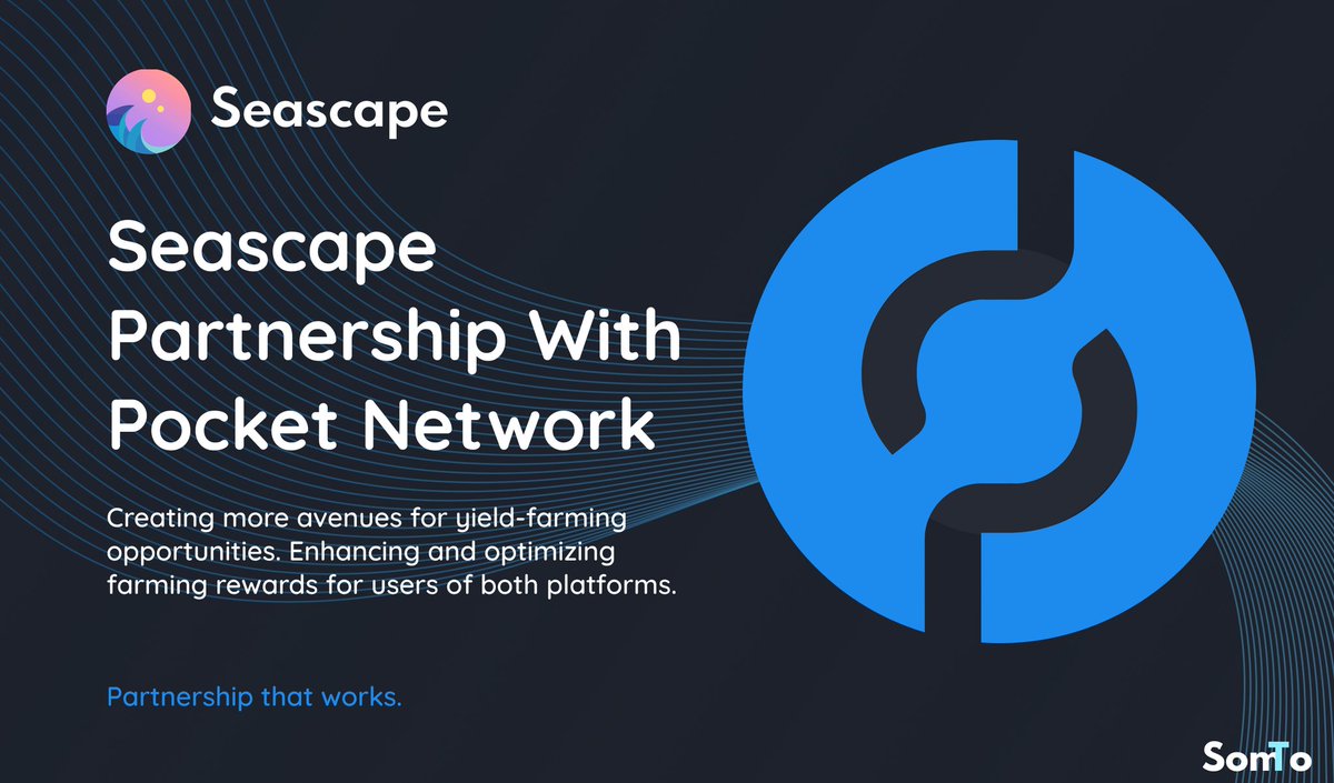 xijkse's tweet photo. More yield-farming opportunities with @seascapenetwork following its partnership with @POKTnetwork

@seascapenetwork is DeFi +NFTs + Gaming

#seascape #crowns #CTBot Adrop RAM 1.1 trx 50 https://t.co/0zjg1sBimQ