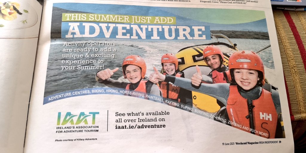 IAAT_ie's tweet photo. 🟢 In today's @Independent_ie, in support of the Adventure Activity sector 

#AddAdventure https://t.co/6CMsKdjT27