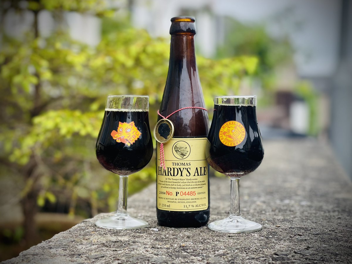 awv's tweet image. As it’s almost Father’s Day treated my dad to a 2004 Hardy’s Ale from the beer cupboard. Still tastes like a great barley wine.