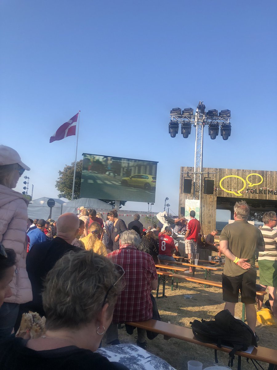 Slut for et amputeret Folkemøde. Jeg var vild med det. Den ro må gerne indfinde sig igen fremover. Okay så, måske lidt mere uroligt, men alligevel… ☀️ #fdmk