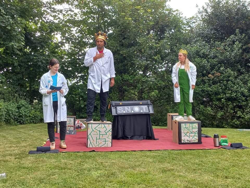 CoppiceTheatre's tweet photo. Our first performance of ‘Science Adventures: The Power Pickle’ is TOMORROW at 3pm - @tolmen01. We can’t wait to see you there! Follow the link below to book your  tickets: 
https://t.co/9EGRdUN7rc https://t.co/qdBcfJgi3Y