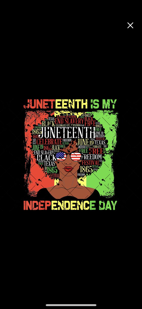 There’s only one day I celebrate the freedom of my brothers and sisters by way or our ancestors ✊🏾👊🏾💪🏾🖤#JuneTeenth2021 share stories and dive into very important black history that we all need to know. 🗣#EducateYourself and ENJOY this day. HAPPY FREEDOM DAY FAM 🥰