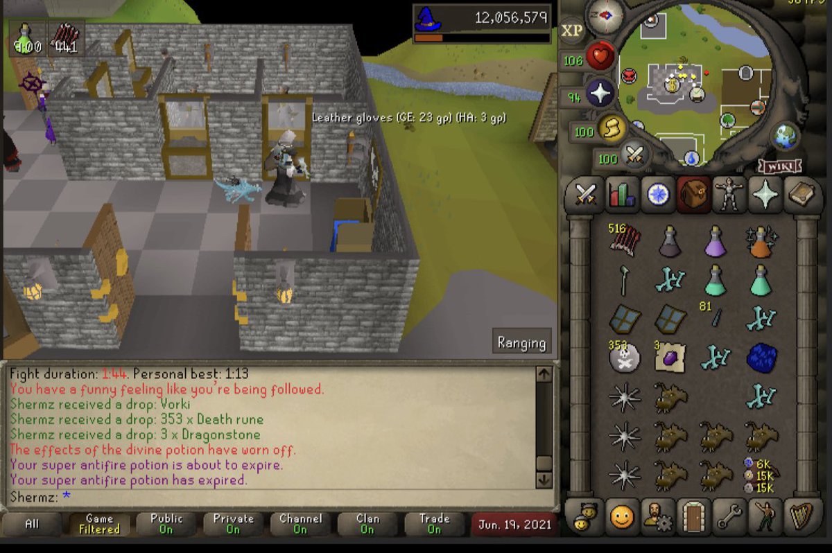shermzOSRS's tweet image. Havent posted in ages buttt - Stoked asf boys. Vorki on. 106kc 😁🤪