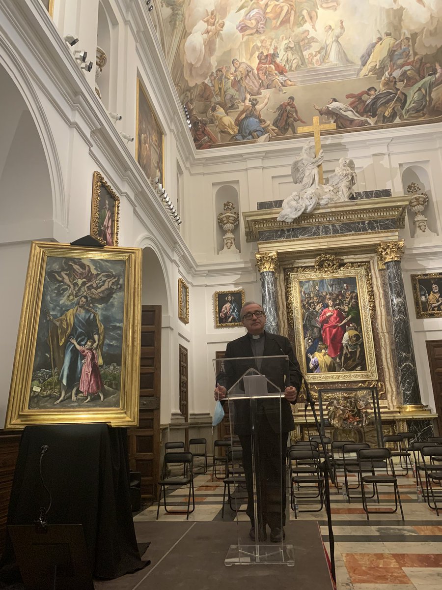 Comenzamos la velada artística y de oración en honor de San José en la Sacristía de la <a href="/SICP_de_Toledo/">Catedral de Toledo</a>