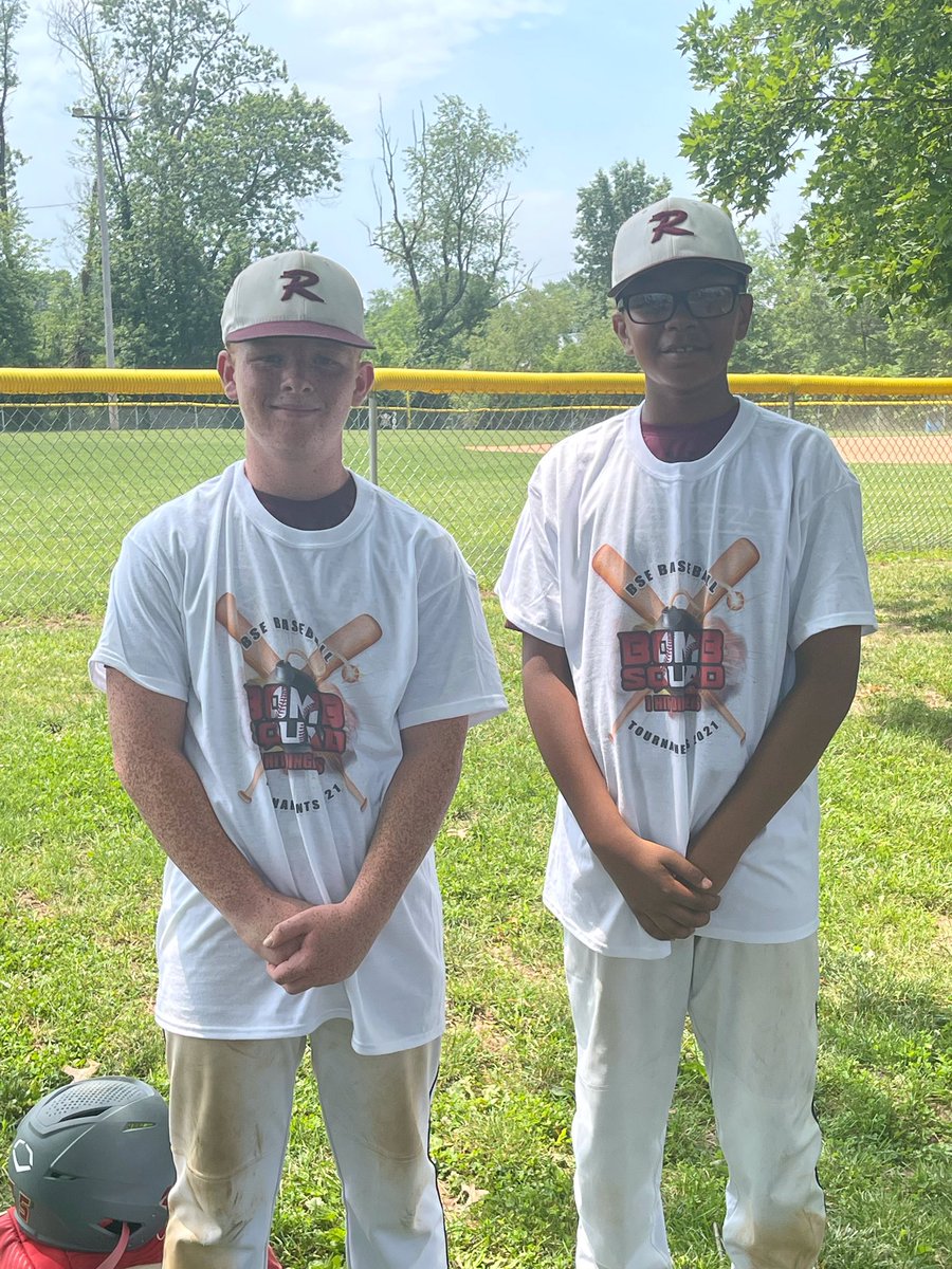 parebels's tweet photo. Congratulations to 12u Pa Rebels going 2-0 behind great pitching of August Corcoran, Greg Maisko and Anish Premkumar! August and  Caleb were awarded bomb squad shirts for their HR’s in game 2. @BSEBaseball https://t.co/Hk2i3WKT7N