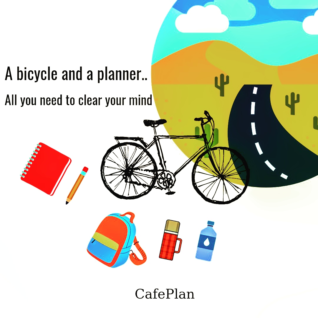 HelloCafePlan's tweet image. A bicycle and a planner..All you need to clear your mind 🚵‍♀️📓🗒
#happyplanner #happyplanning #bulletjournal #bujolove #plannercommunity #plannerlove #plannerlife