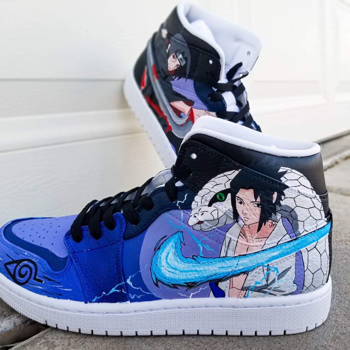 shirleyscustoms's tweet photo. Sasuke Uchiha x Nike Air Force 1s ✨

Are you a fan of Naruto? Follow us to check out more custom design on sneakers ‼️

#sasuke #sasukeuchiha #custommade #customshoes #customshoespainting #customsneakers #sneakercustoms #nikeairforce1 #af1 #airforce1 #af1custom #shirleyscustoms https://t.co/n3mLIHXaue