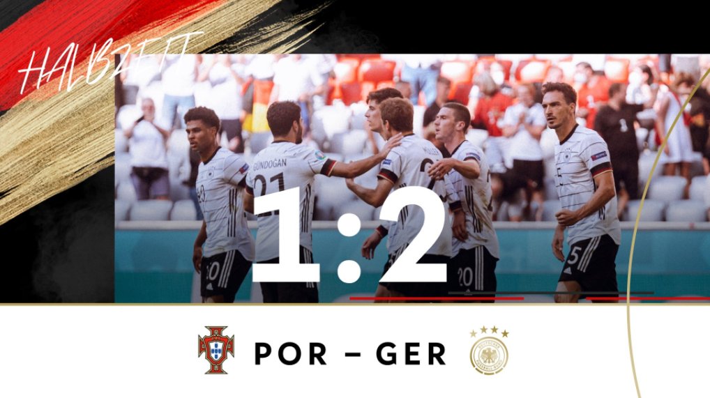sinnsturm's tweet image. #PORGER 1:2 #Portugal macht 2 #Eigentore! Mats #Hummles bleibt also der einzige deutsche #Torschütze bei der #EURO2020! #GER #POR #GERPOR #Eigentor