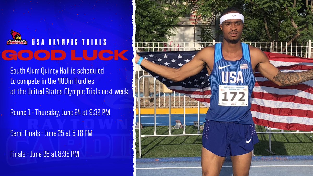raysouth_track's tweet image. Good luck @QuincyHall400 your South Side track family is so proud! #FastCards #TeamUSA
