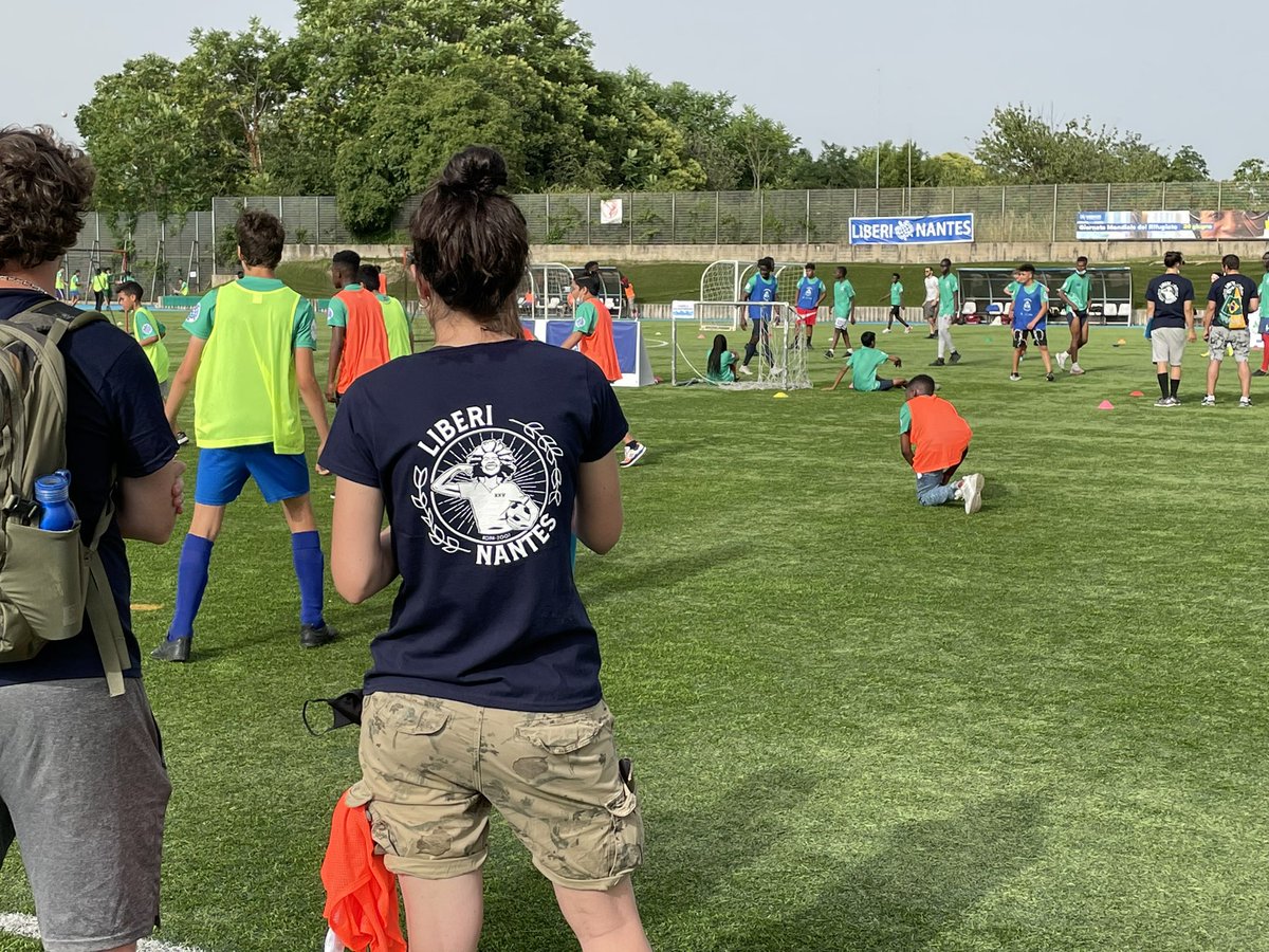 Great project, good vibes, thanks @liberi.nantes  #migrationEU #FootballforUnity #liberinantes #uefafoundation