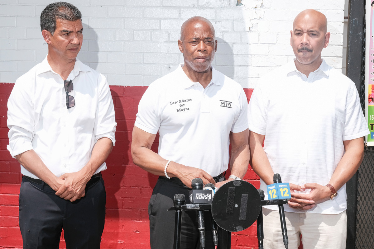 Eric Adams offers own cash as reward to catch broad daylight sidewalk shooter