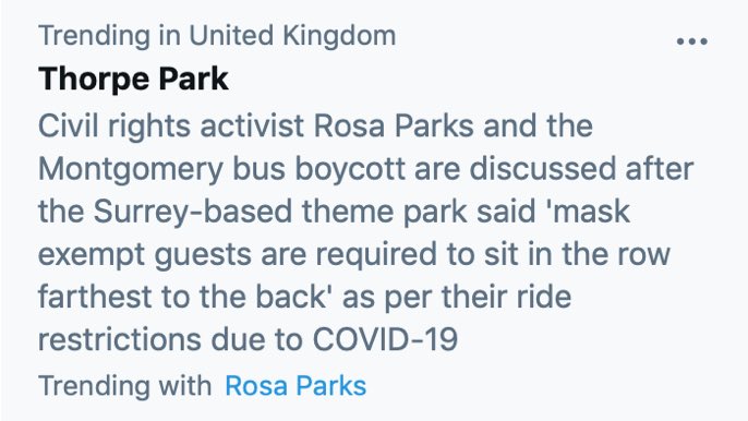 Rosa Parks goes to Surrey edition