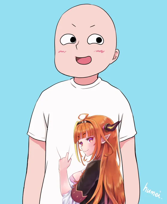 抱きつかれTシャツ欲しい
#みかじ絵 