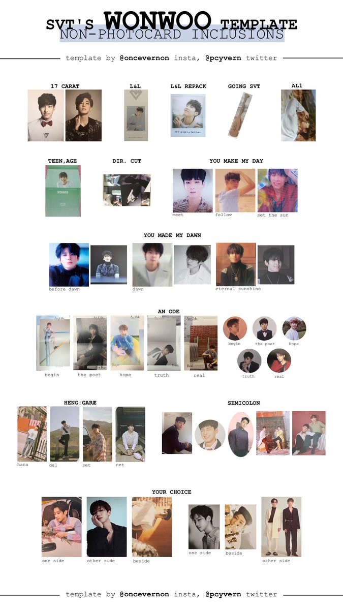 Seventeen ‘Your Choice’ Album w/ most inclusions - circesoftware.net