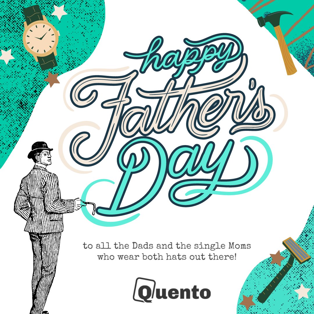 QuentoApp's tweet image. Have a great Father's Day! ✨