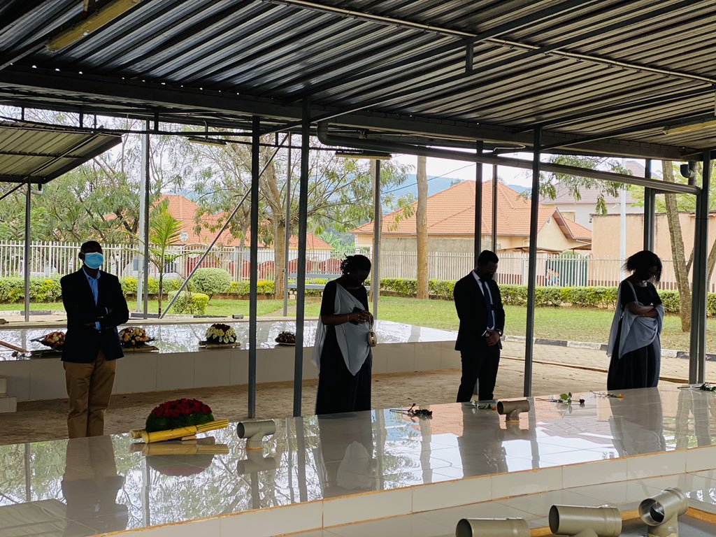 Inkindi_Family's tweet photo. Earlier today, Inkindi Family of @GAERGRwanda visited Nyamata Genocide Memorial to honour the victims of the 1994 Genocide against the Tutsi and to learn the history of the genocide. #Kwibuka27 https://t.co/immeaIweHB