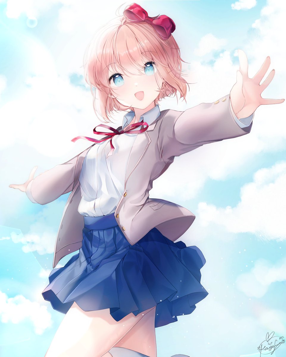 kagefumi's tweet photo. summer sayori!! https://t.co/MYZyzr1nf5