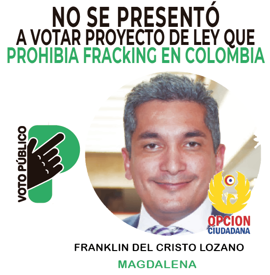 DonIzquierdo_'s tweet photo. Hola, Representante a la Cámara por el partido @OpcionCiudadan1 Franklin Del Cristo @HRfranlozano, la ciudadanía quiere saber ¿Por qué no asistió hoy a la votación del proyecto de ley que prohibía el #Fracking en Colombia? ¿Para que recibe sueldo sin asistir @VotoPublicoCO? https://t.co/9leuX1tANw