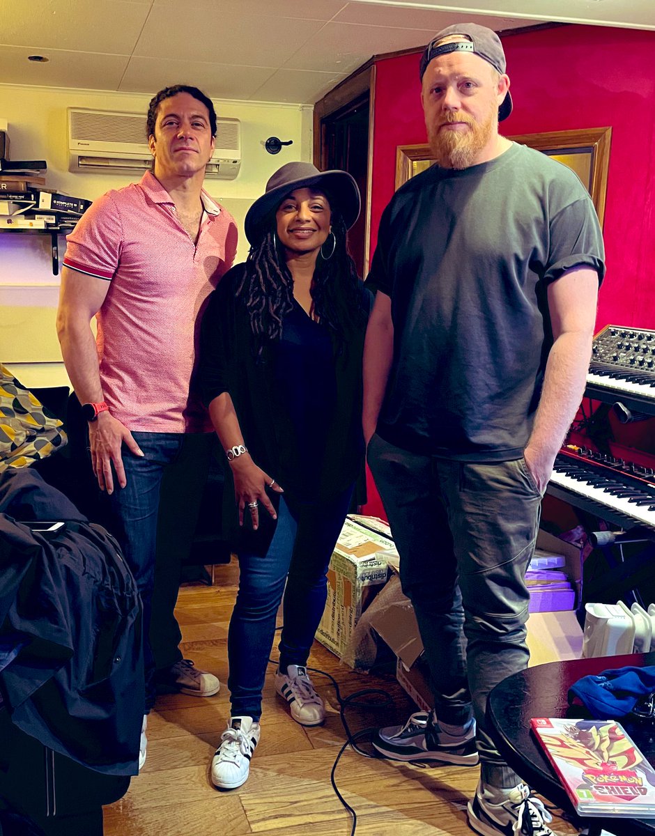 So good to back in the studio with old friends…. 📸 by Maxwell Darlow