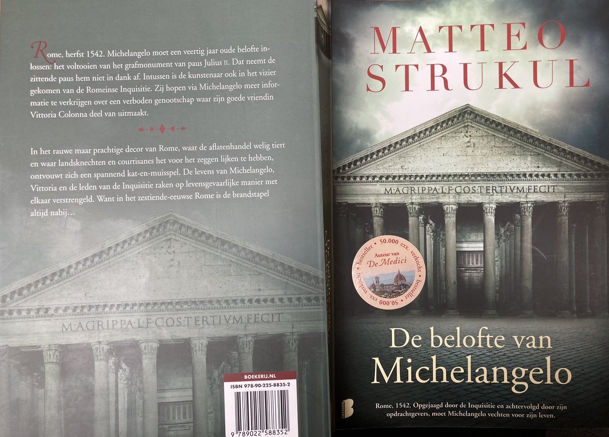 Even terug in de tijd met Matteo Strukul. Altijd voer voor een heerlijke tocht in de geschiedenis van Italië. Deze keer Michelangelo in de hoofdrol.