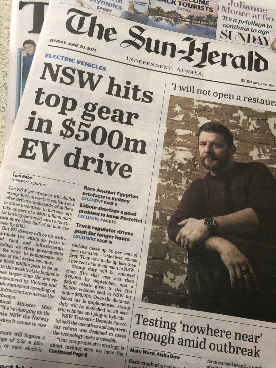 Our plan to charge up the Nation and make NSW the Norway of Australia when it comes to EVs. Read about it here 👉 smh.com.au/national/nsw/n…