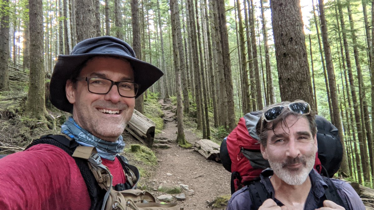 GoProFun's tweet photo. #walkies adventure to Jay Lake at Wallace Falls. No Lass, Lads, just friend The Bard.

Trail? It's #BigWa &amp; me. Surprise! #RailTrail

Lovely overnight, 40lbs pack, prep for longer ones into deeper mtns.

#BreakingImpossible #RuckIt #hiking #hk4tuc #OptOutside #FaceJourneyTreat https://t.co/eZ8SJIL5ac