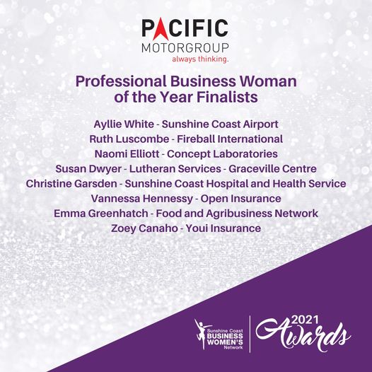 Exci_Pty_Ltd's tweet photo. A huge congratulations to our very own VP of Product Development, Dr Ruth Luscombe on being named a finalist in the Sunshine Coast Business Women's Network - Professional Business Woman of the Year. https://t.co/QMGVlbLkHL