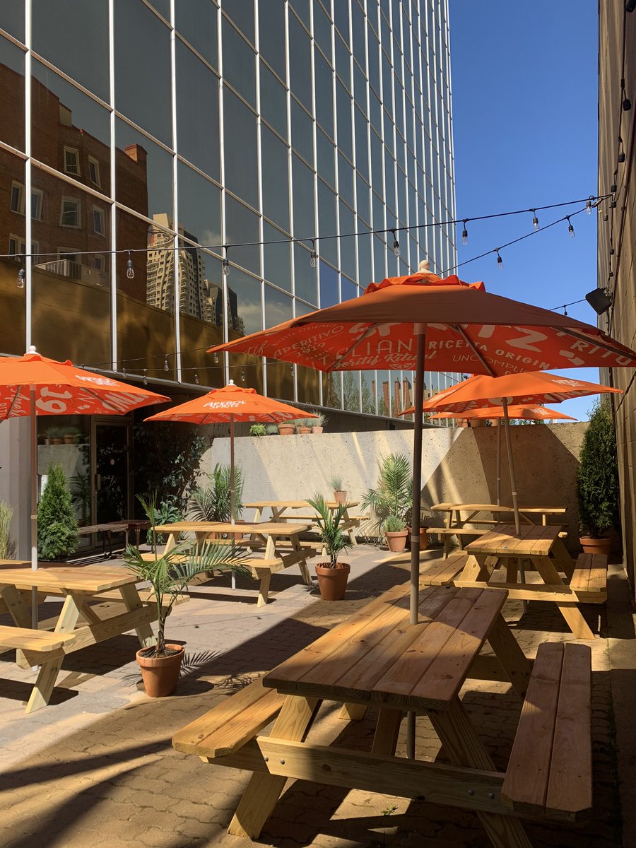 PATIO IS NOW OPEN 🌞