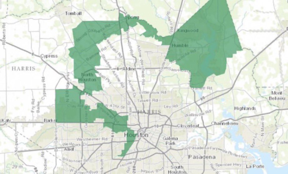 If you can’t win an election unless your district looks like this, you are a fraud and do not belong in Congress.
