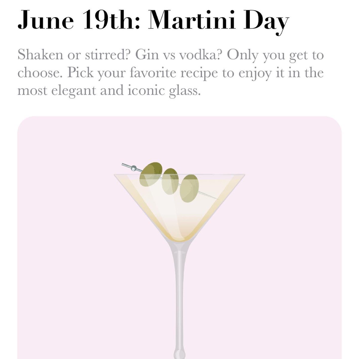 drinxer's tweet image. #MartiniDay 🍸