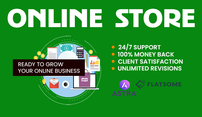 Check out my Gig on Fiverr: create ecommerce website and woocommerce customization using flatsome and astra fiverr.com/share/W7g645 

#ecommerce #woocommerce #wordpress #elementorPro #wordpresswebsite