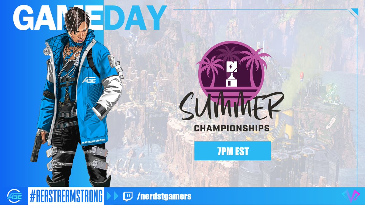 AerstreamGG's tweet photo. #Aerstream game day!

Catch our #ApexLegends squad led by @IsaGordoR right now as they battle in the @nerdstreet summer championship qualifier!
#AerstreamStrong | #ASEAPEX
📺https://t.co/NrkgmXeGLA
Our 📺https://t.co/WEKEbRO7b6
🔗https://t.co/cDSaHJQmA9 https://t.co/OXBmVBkeoJ