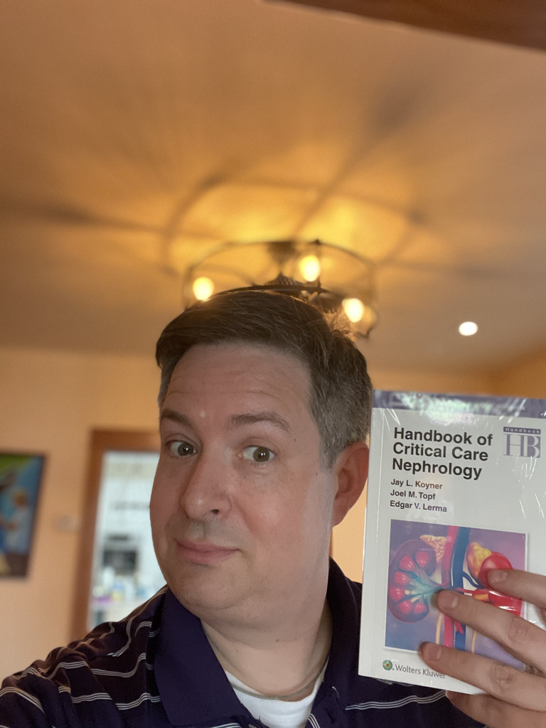 jaykoyner's tweet photo. 20 years ago this week I arrived @UChicagoMed as a truly undifferentiated IM intern. Today The Handbook of Critical Care Nephrology (edited with @kidney_boy  @edgarvlermamd) is available. So grateful to the #nephcc community who supported this. New interns, you will find your way https://t.co/GsrwxTPFB5